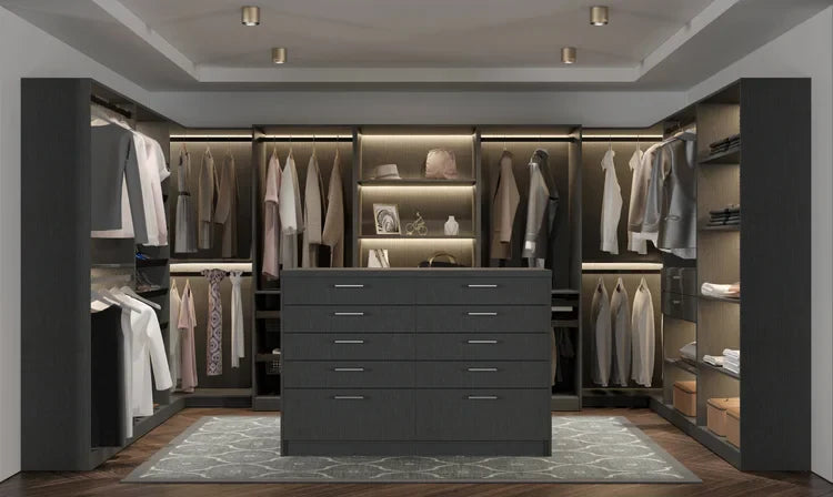 wooden wardrobe